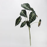 フェイク アロカシア リーフ - ダークグリーン 28.7"