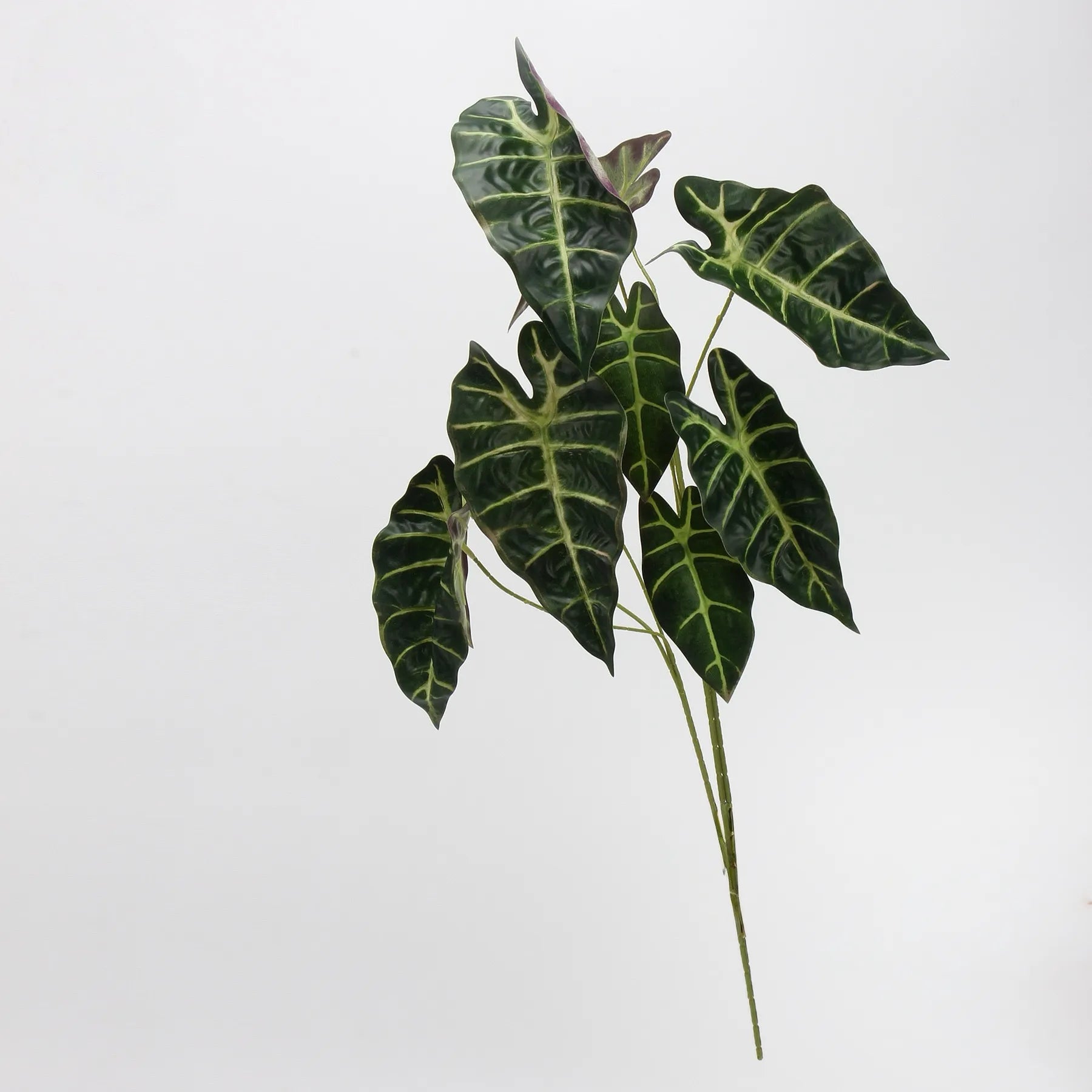 Faux Alocasia Leaf -Green 28.7"
