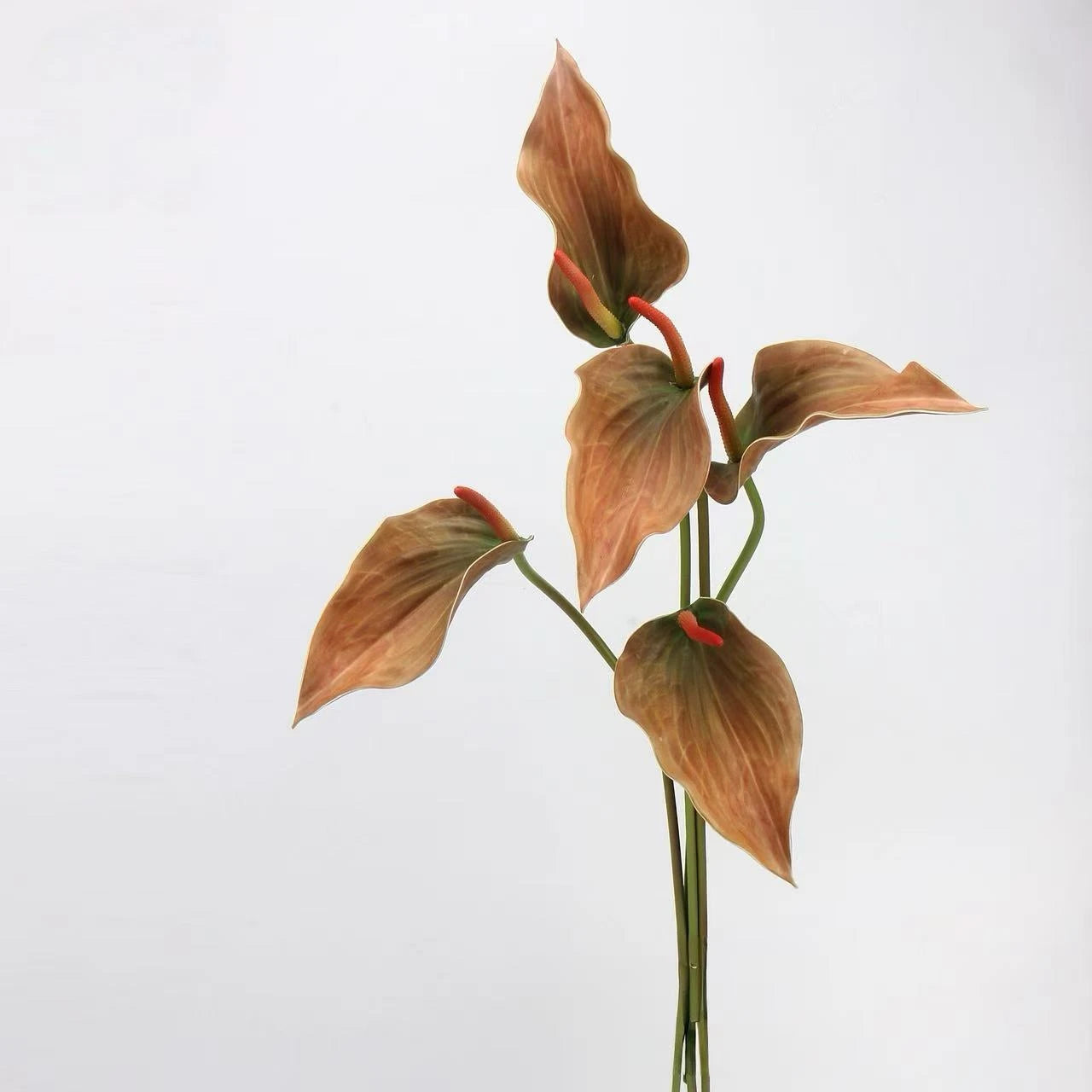 Faux Anthurium Lily Stem -28"