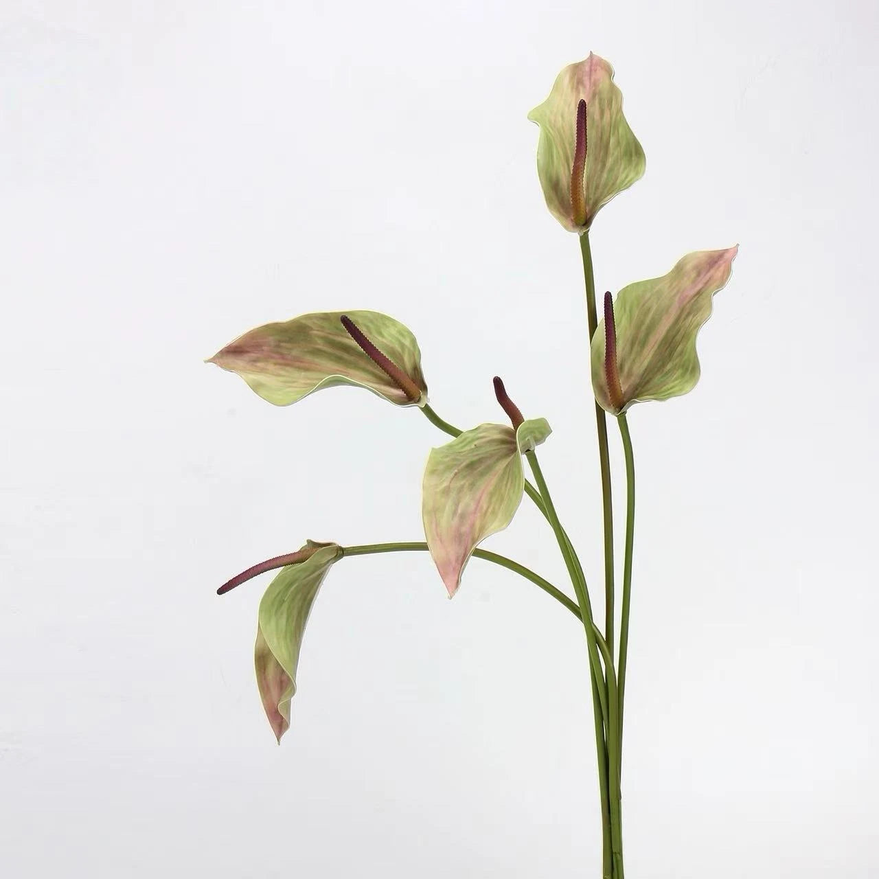 Faux Anthurium Lily Stem -28"