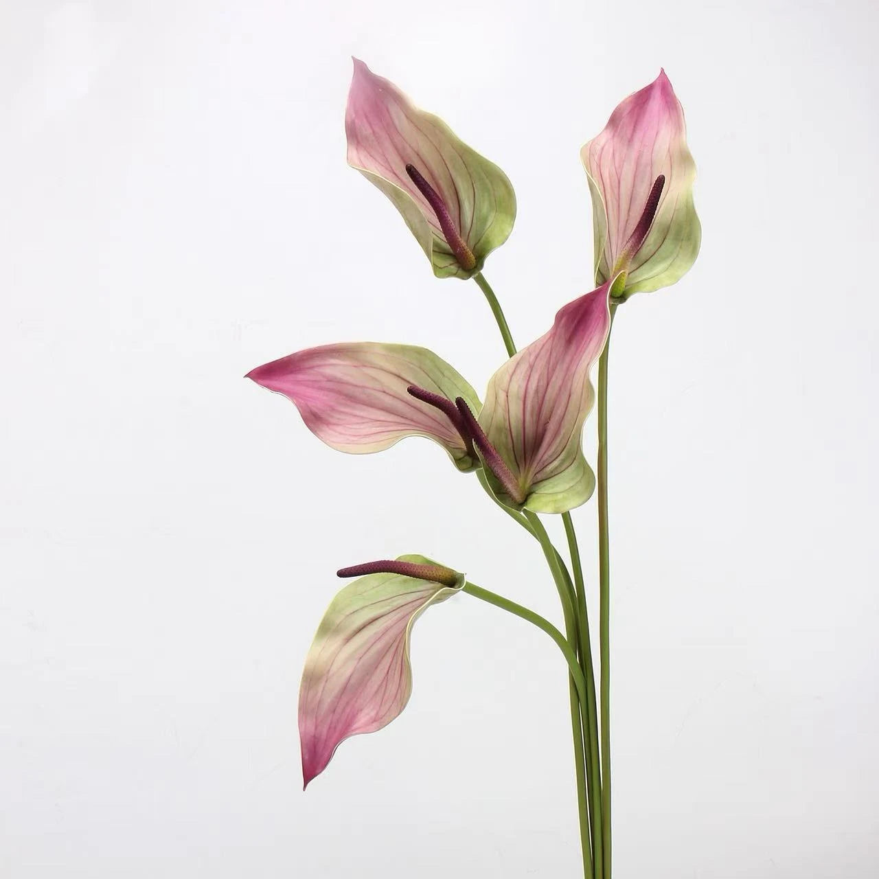 faux anthurium stems Faux Anthurium Lily Stem -28"