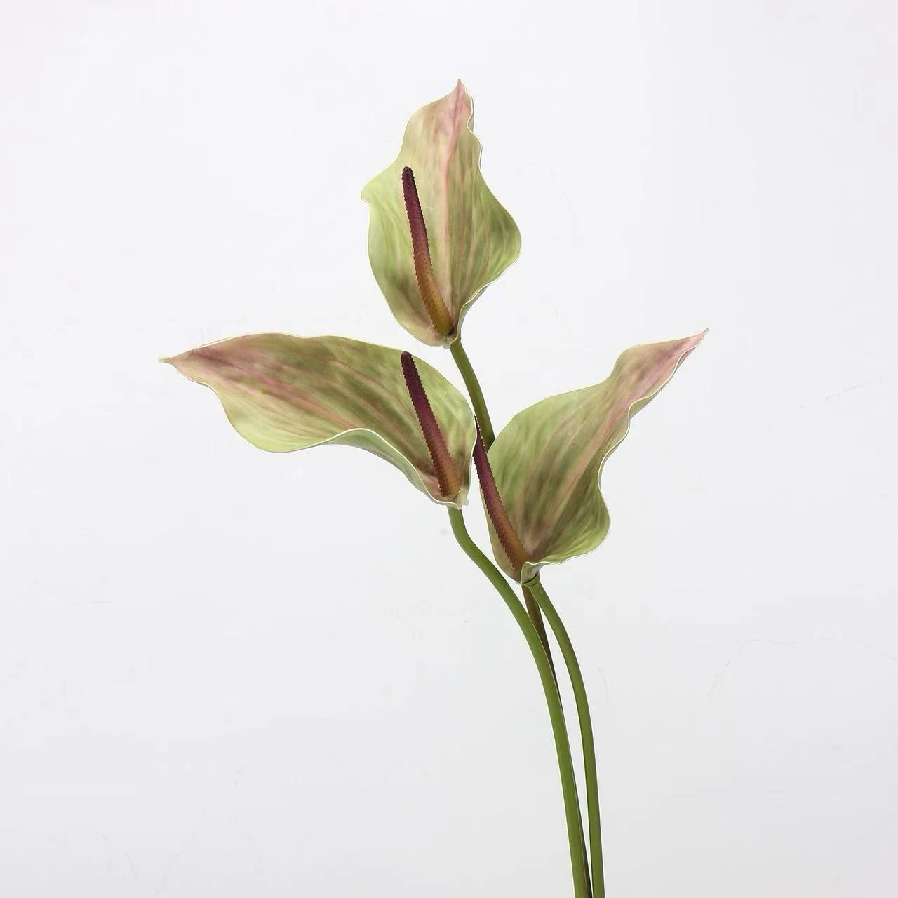 Faux Anthurium Lily Stem -28"
