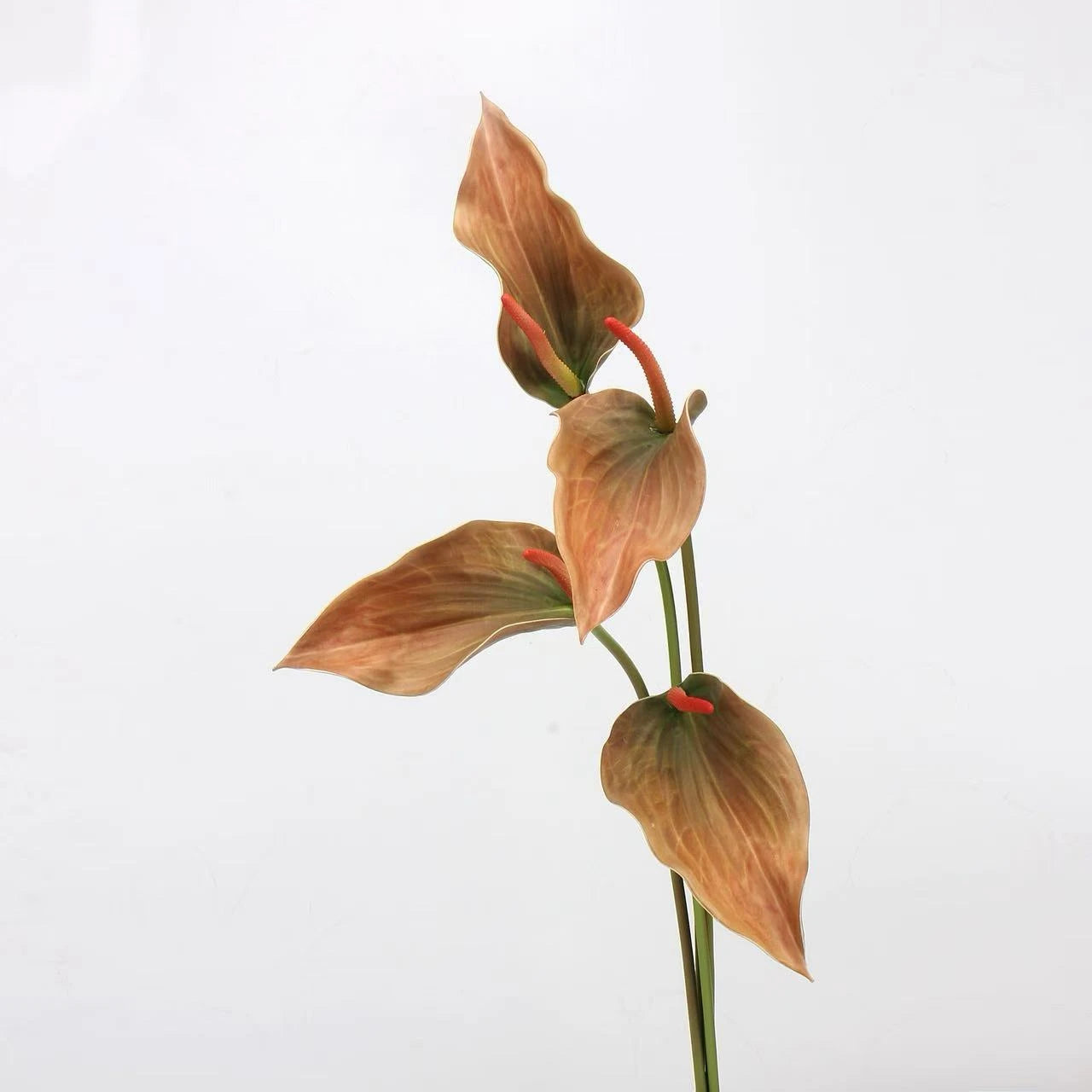 Faux Anthurium Lily Stem -28"