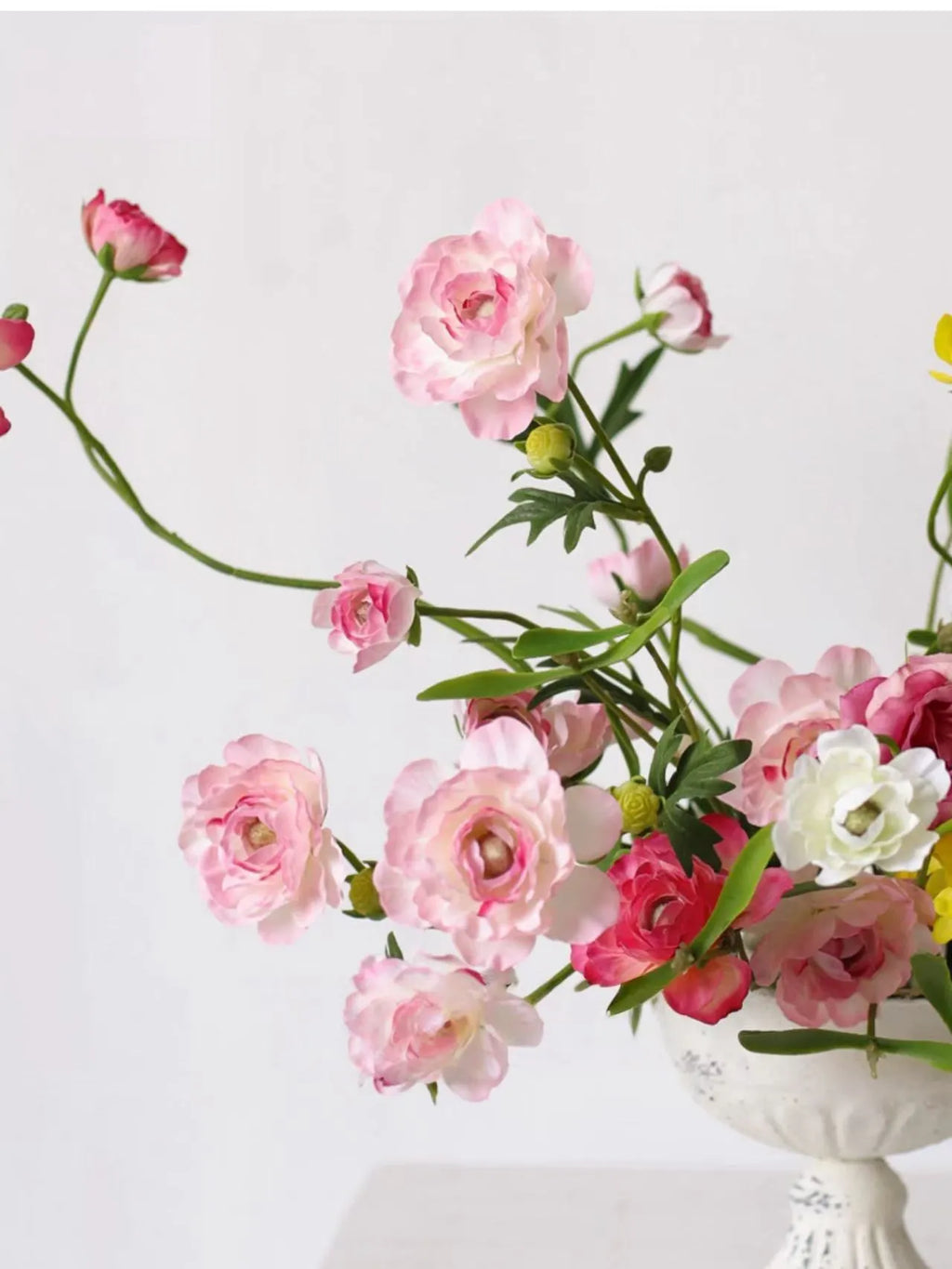 Faux Aurora Peony Stem