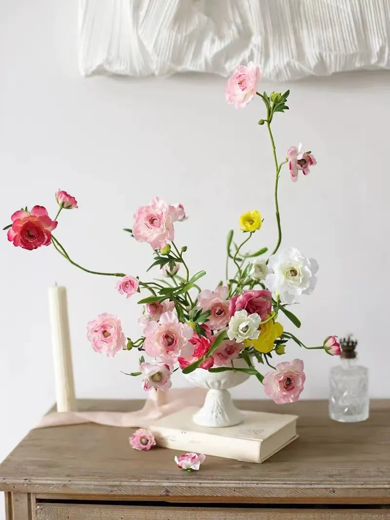 Faux Aurora Peony Stem