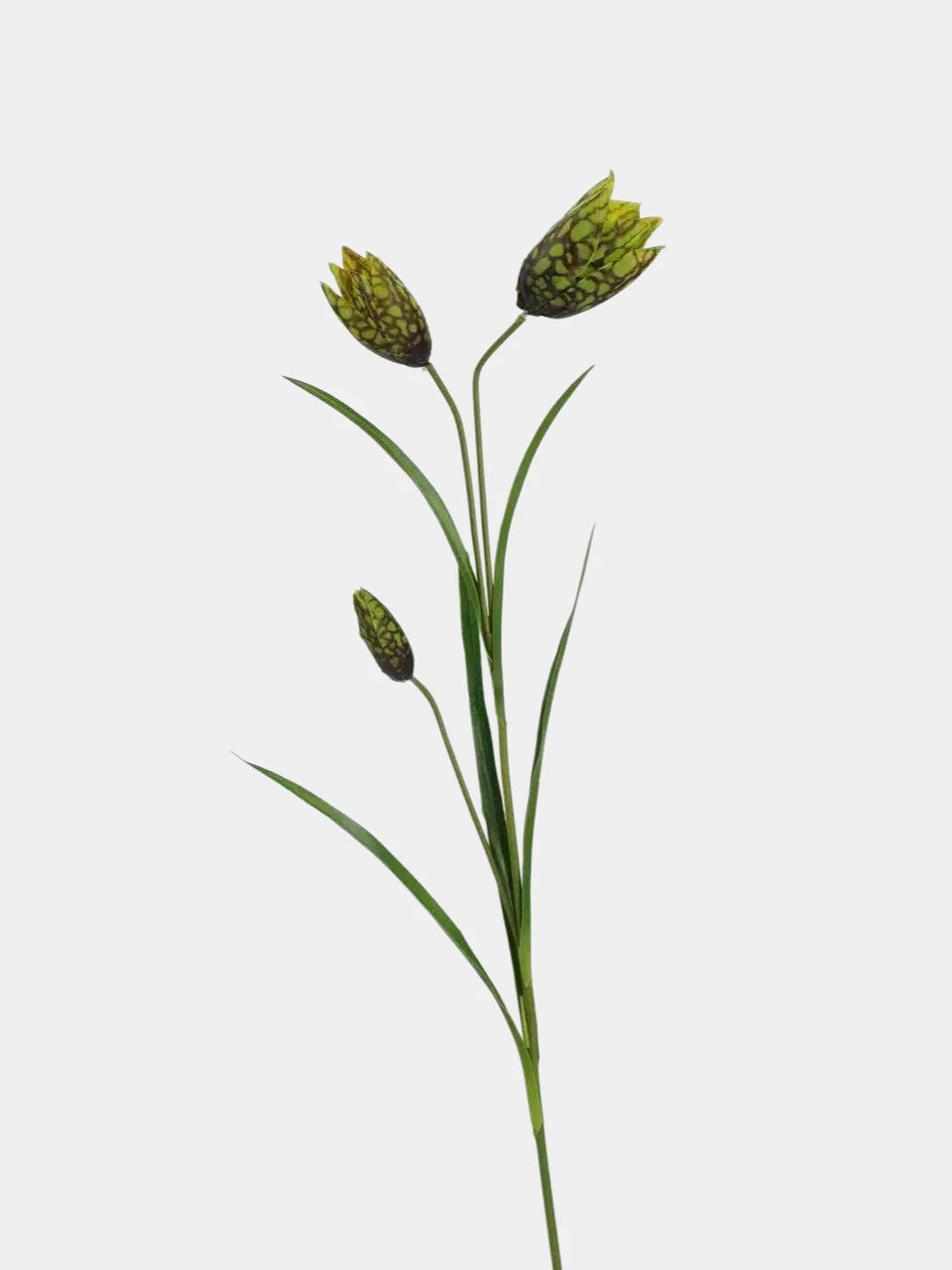 Faux Chequered Fritillaria Stem -27"