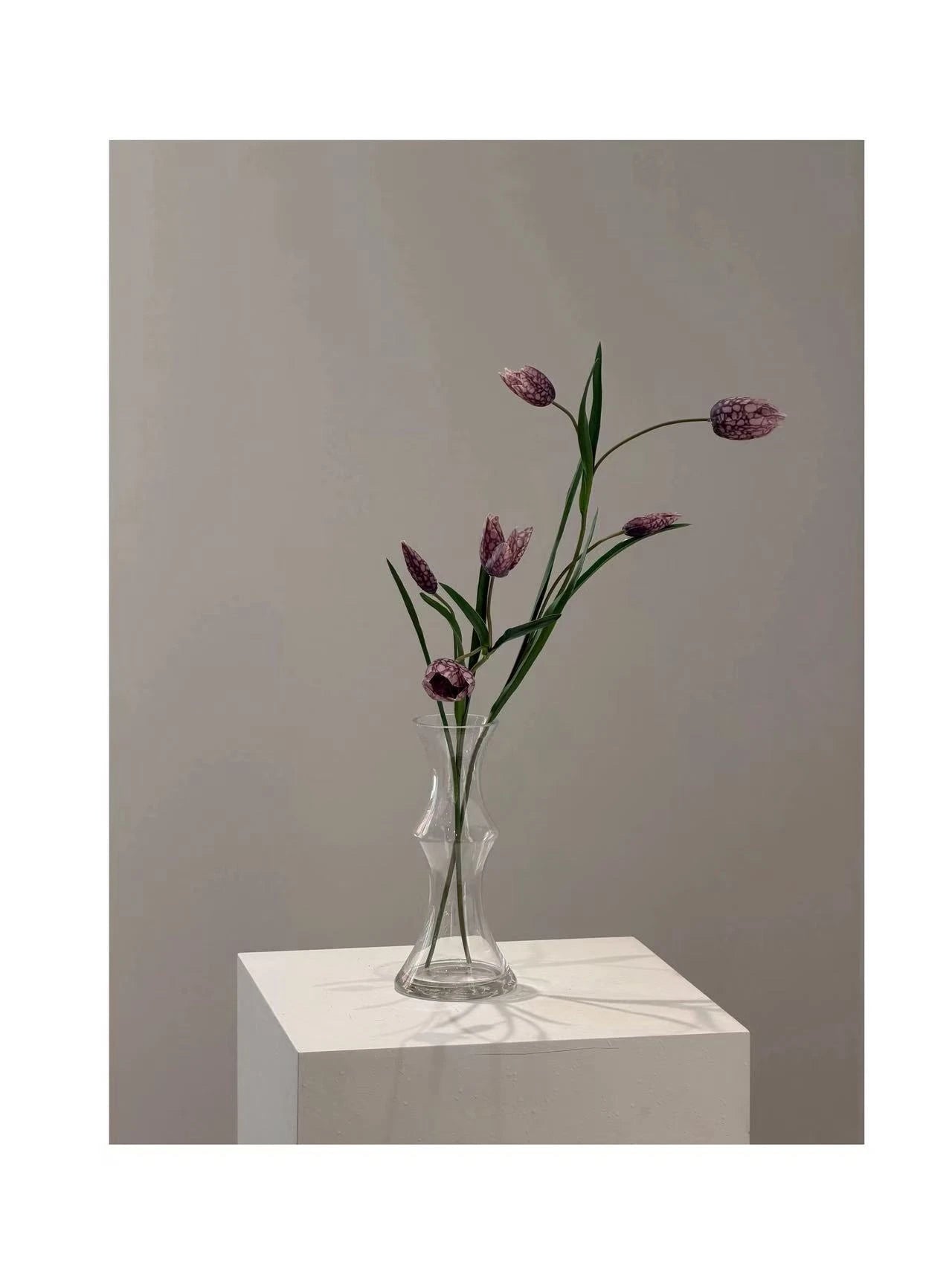 Faux Chequered Fritillaria Stem -27"