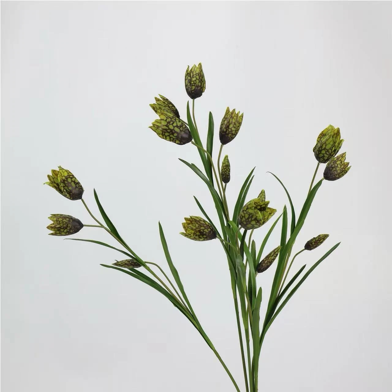 Faux Chequered Fritillaria Stem -27"