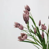 Faux Chequered Fritillaria Stem -27"
