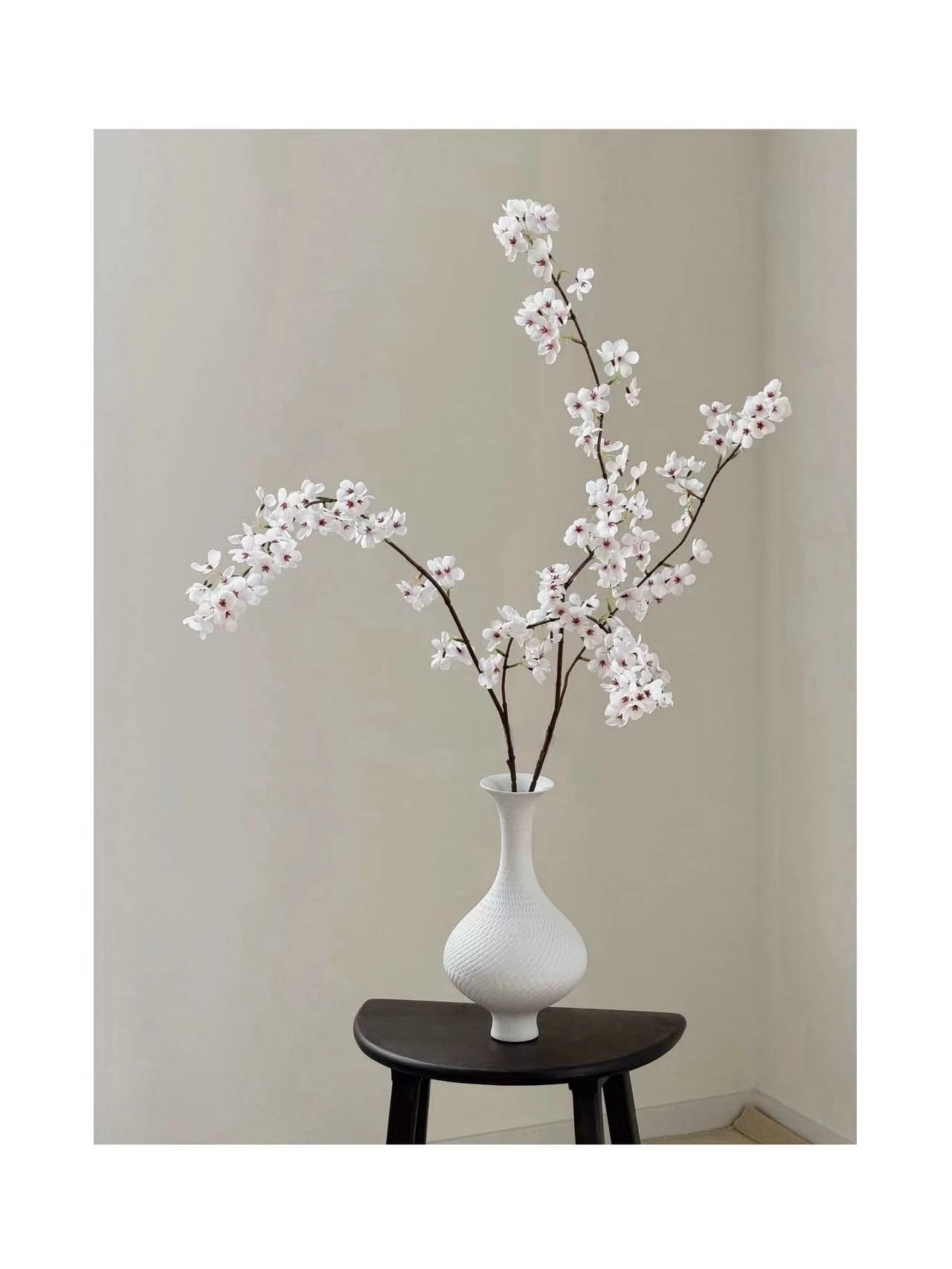 Faux Cherry Blossom Branches , Two-Stem –43"