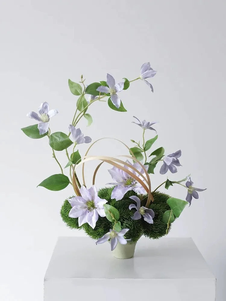Faux Clematis Flower –24.8"