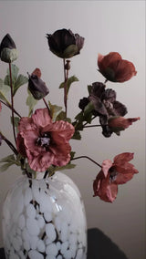 Faux Corn Poppy Flower in Red– 28"