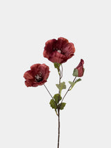 Faux Corn Poppy Flower in Red– 28"