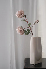 Faux Corn Poppy Flower In Dusty Pink – 28"