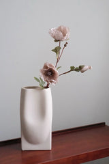 Faux Corn Poppy Flower In Dusty Pink – 28"