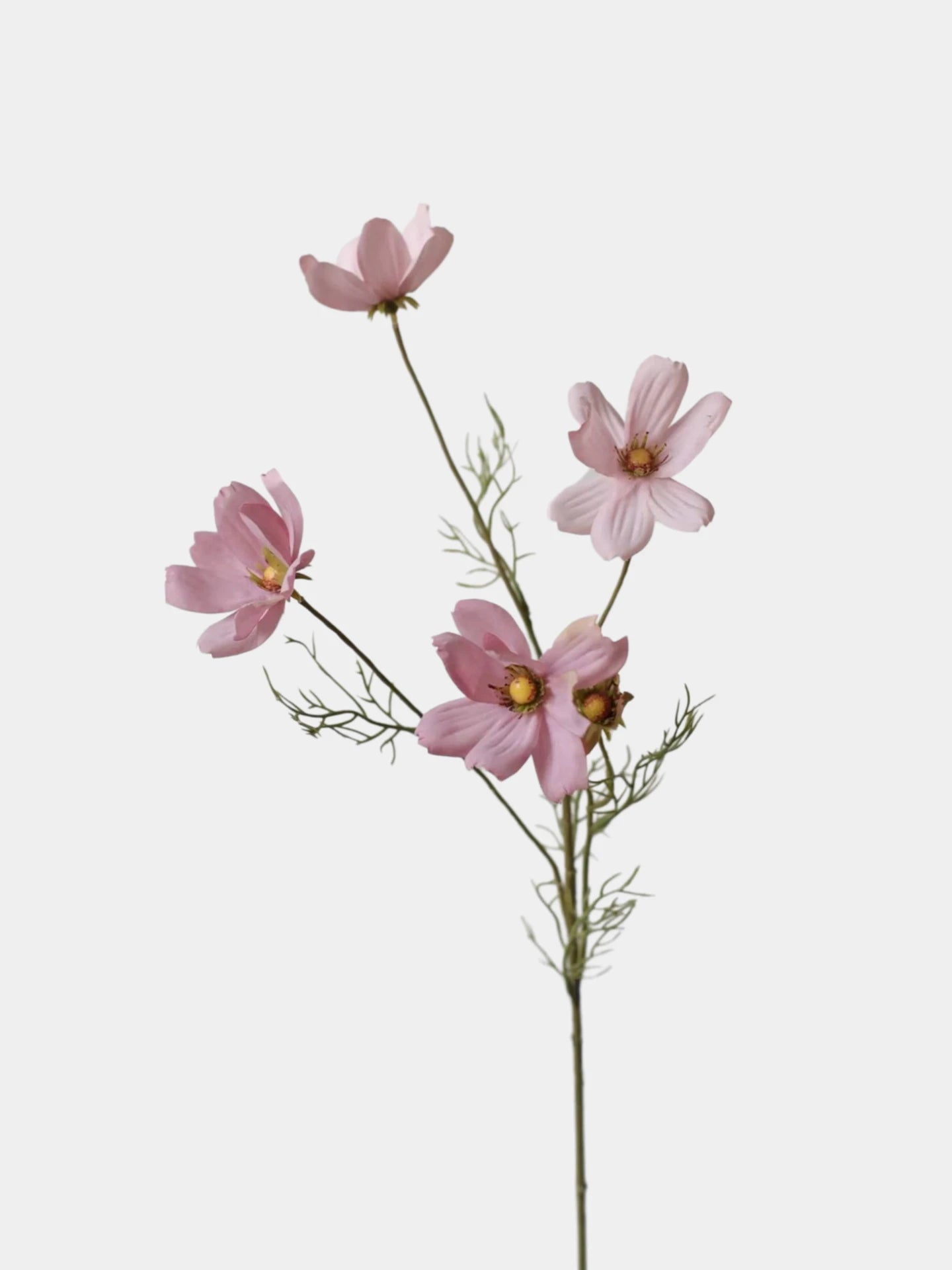 Faux Cosmos Meadow Flower Bouquet – 3-Stem
