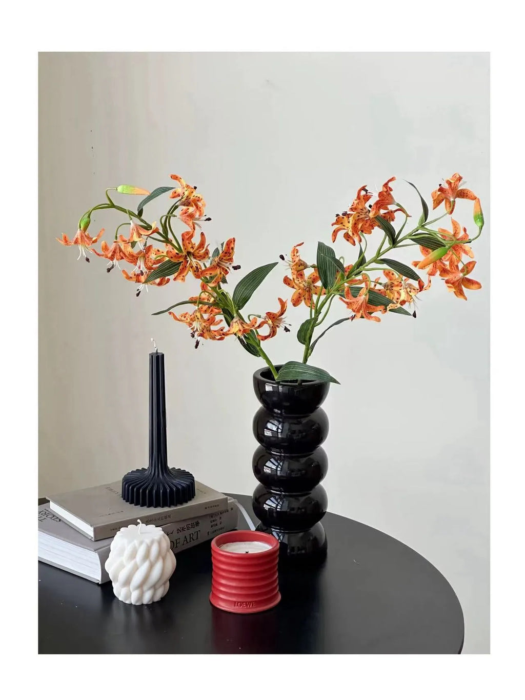 Faux Tiger Lily Flowers