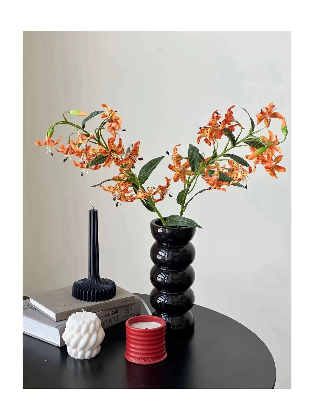 Faux Tiger Lily Flowers
