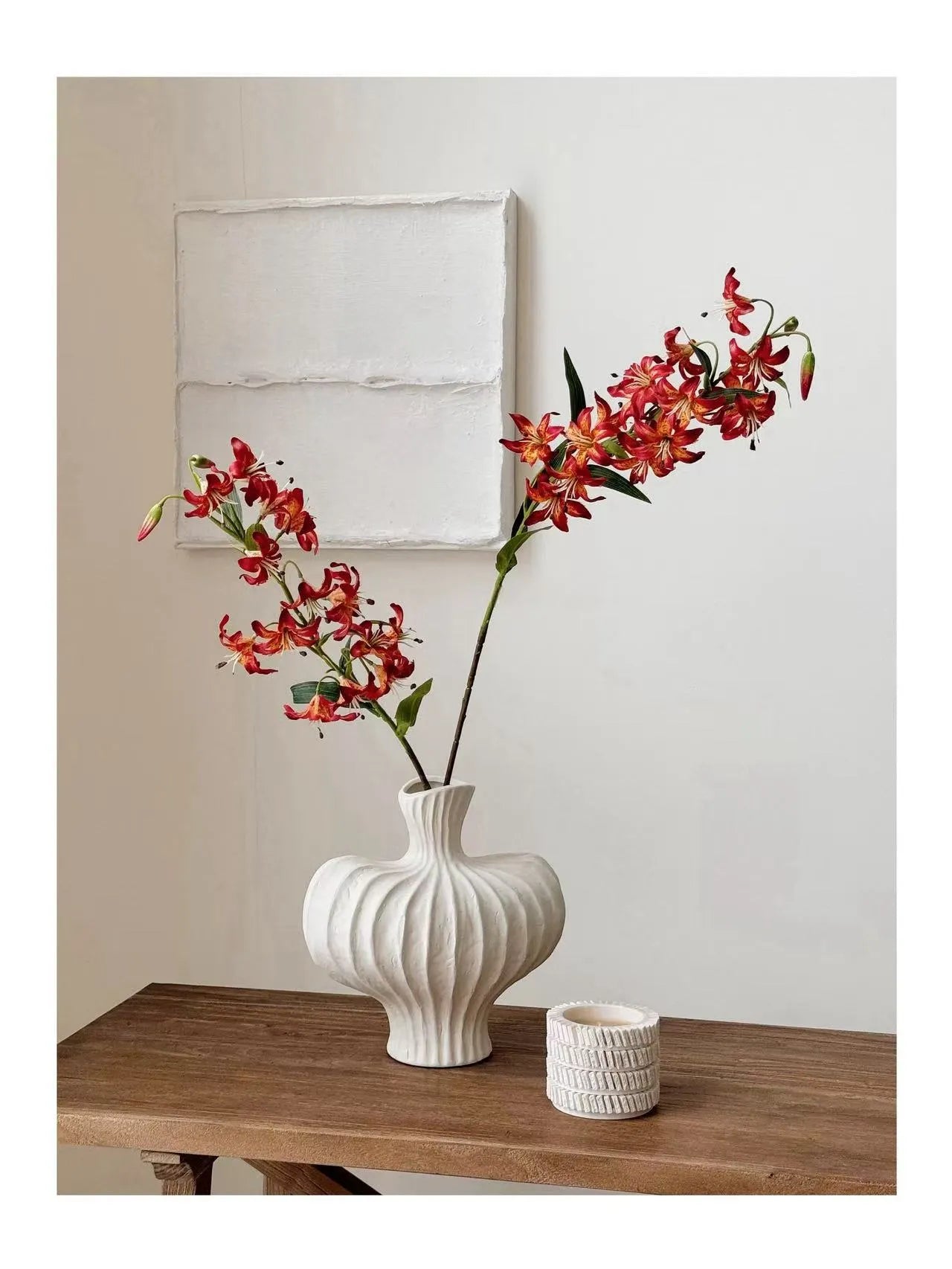 Faux Tiger Lily Flowers