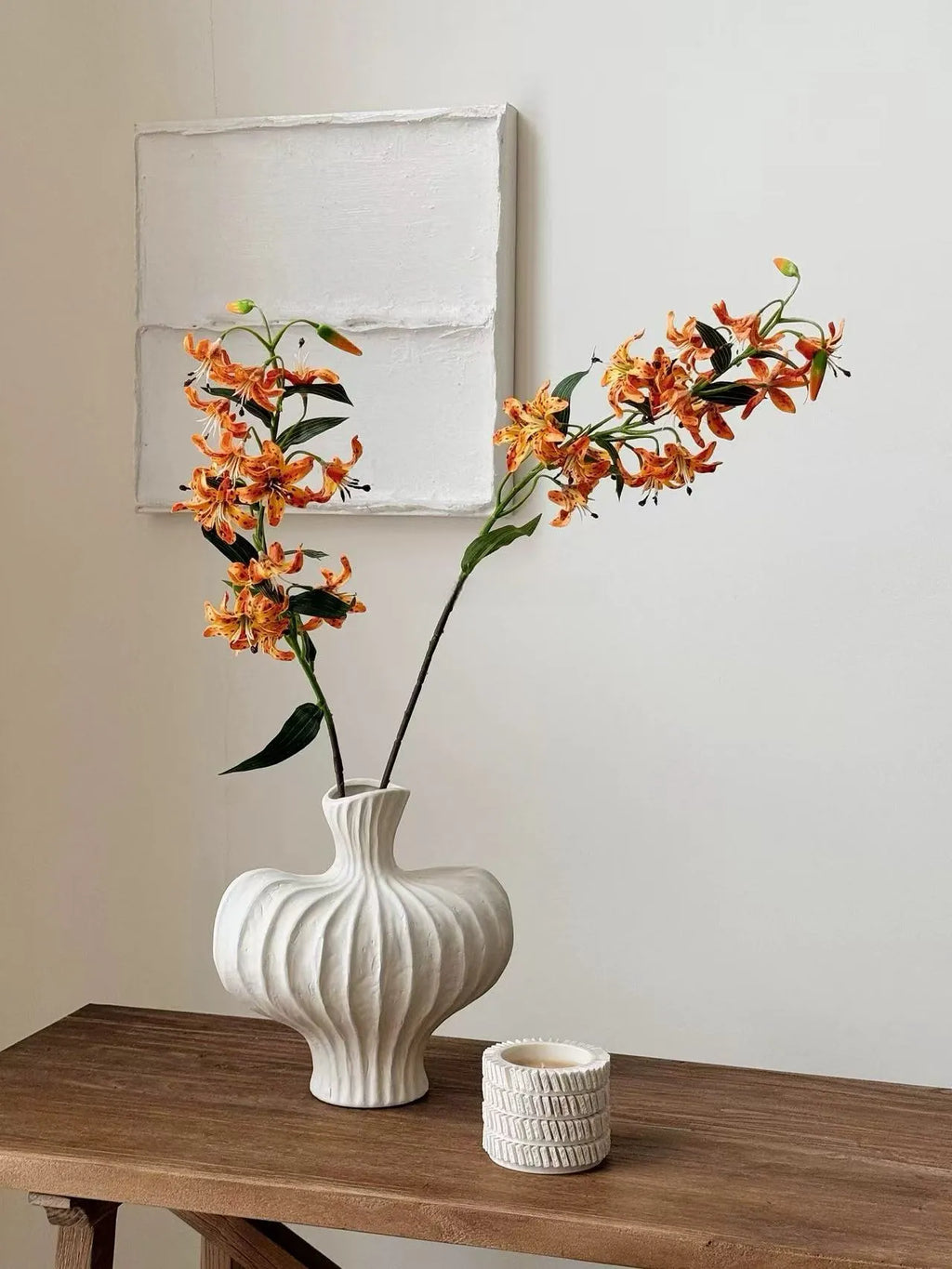 Faux Tiger Lily Flowers