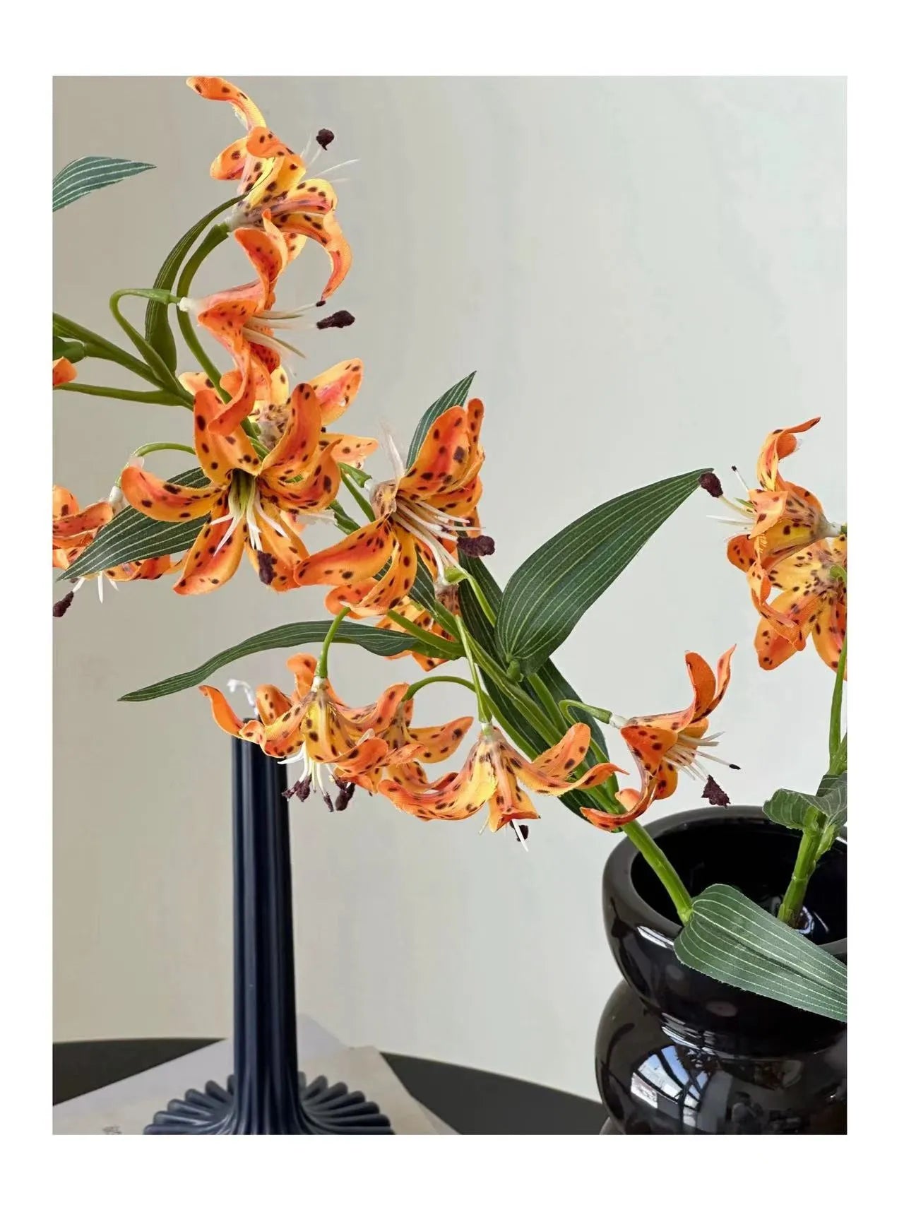 Faux Tiger Lily Flowers