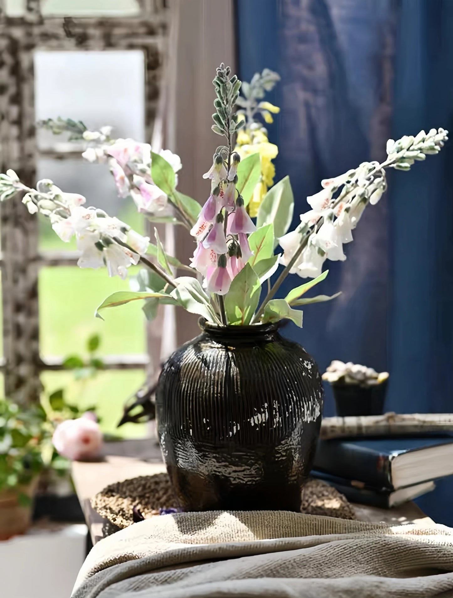 Faux Foxglove Flower Stem – 30"/75cm