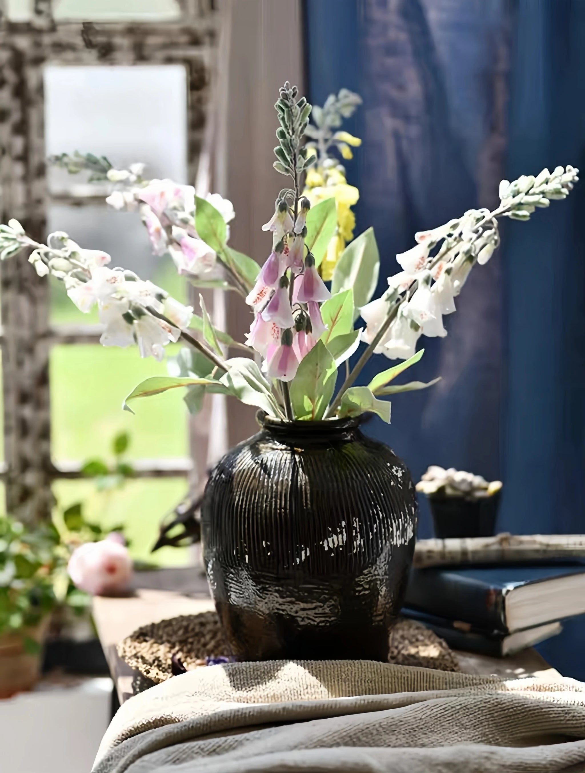 Faux Foxglove Flower Stem – 30"/75cm