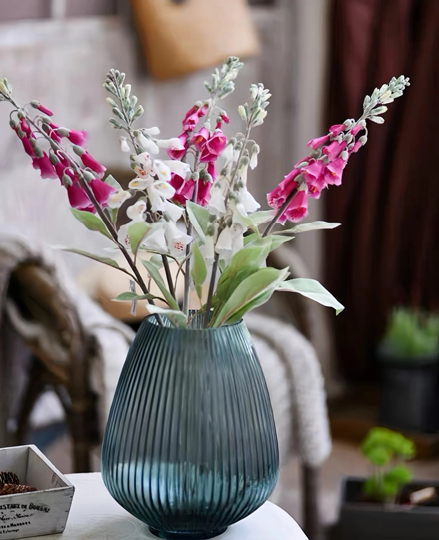Faux Foxglove Flower Stem – 30"/75cm