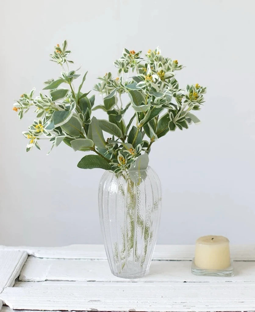 Faux Grennery Euphorbia Marginata Stem– 25.6"