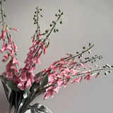 Faux Large Foxglove Flower Stem – 47"/120cm