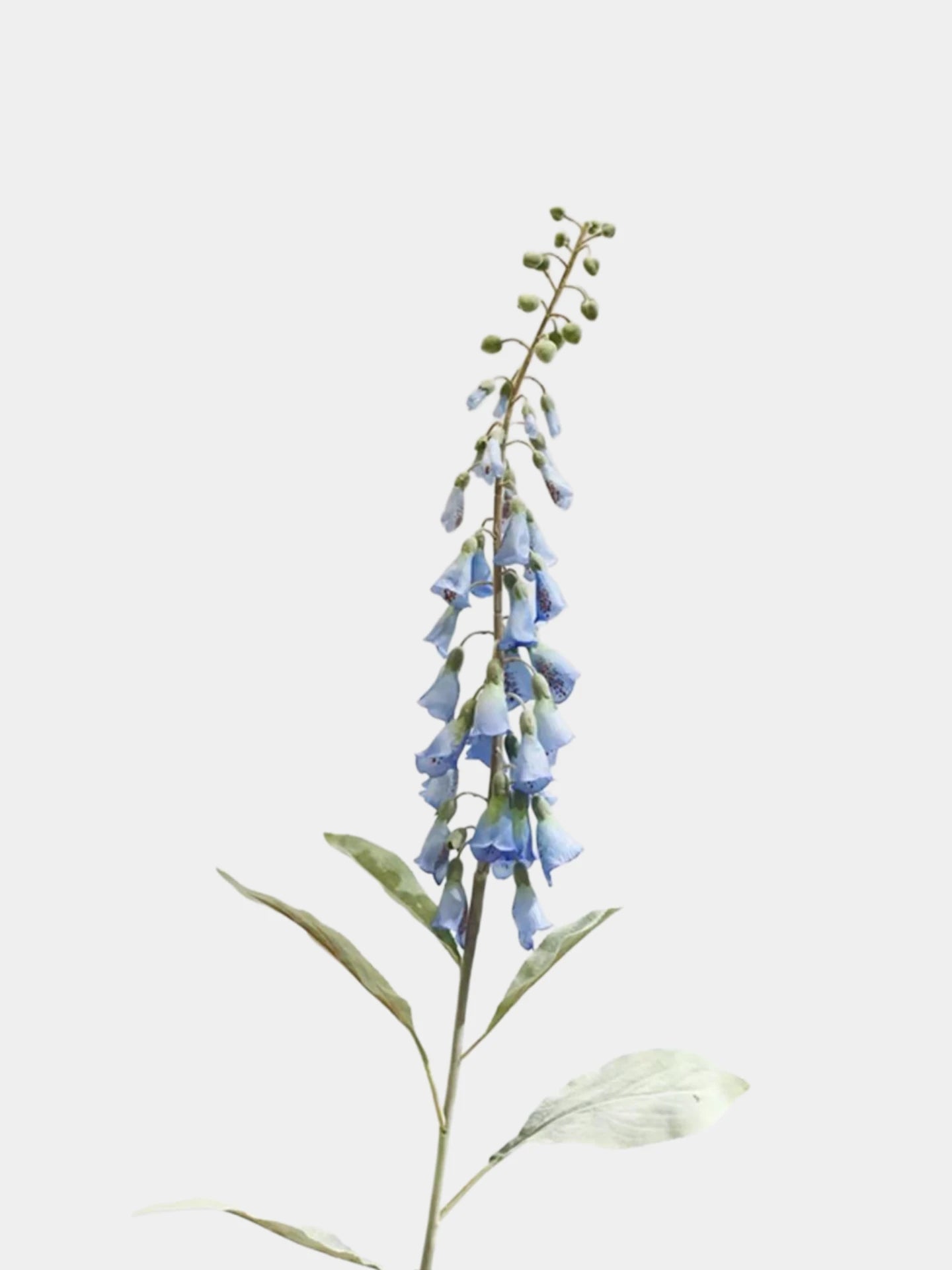 Faux Large Foxglove Flower Stem – 47"/120cm