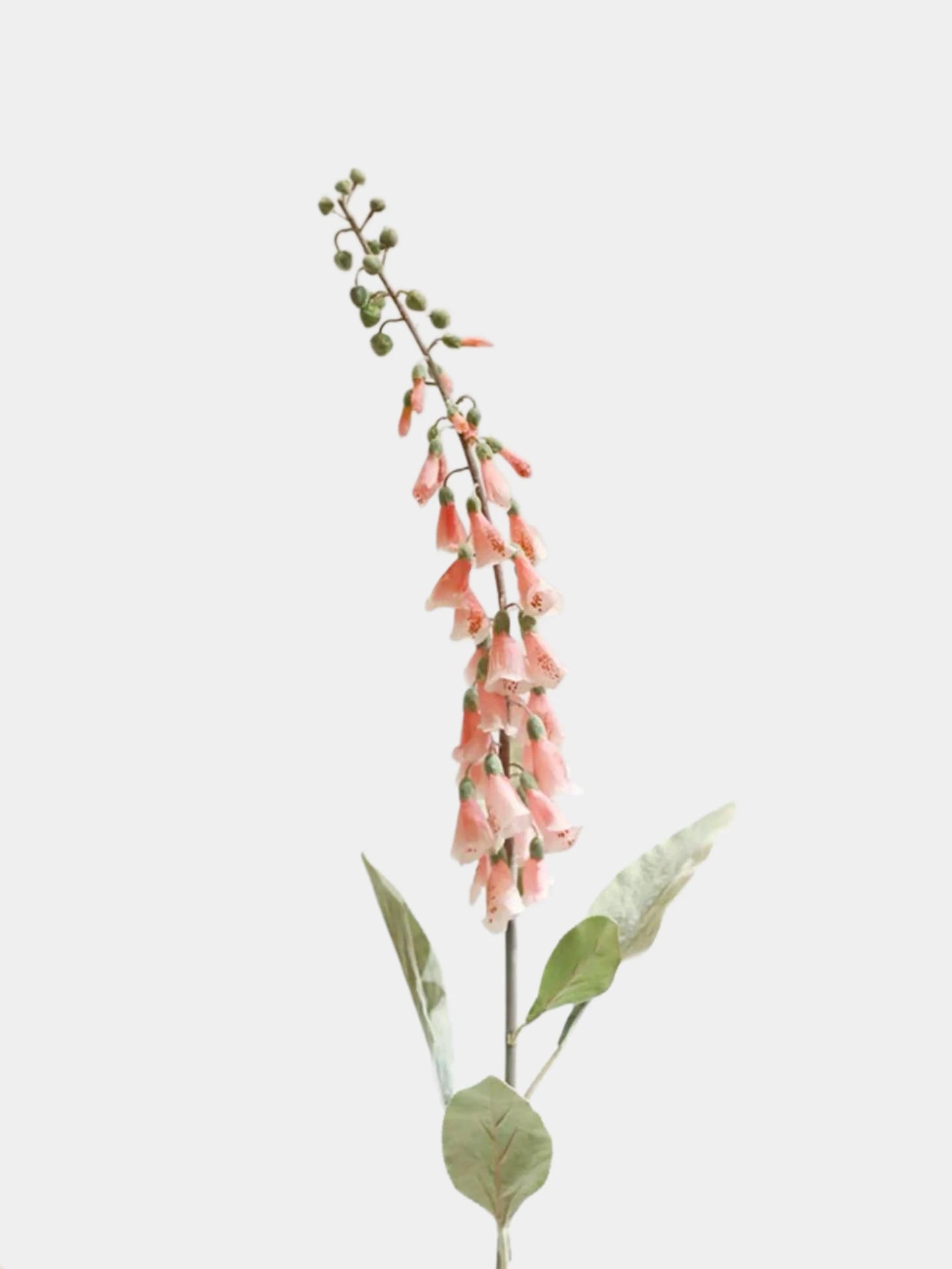 Faux Large Foxglove Flower Stem – 47"/120cm