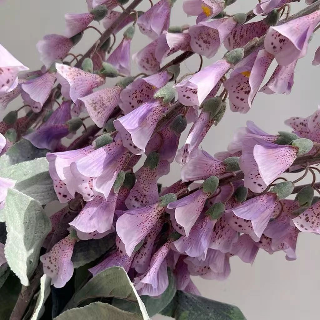 Faux Large Foxglove Flower Stem – 47"/120cm