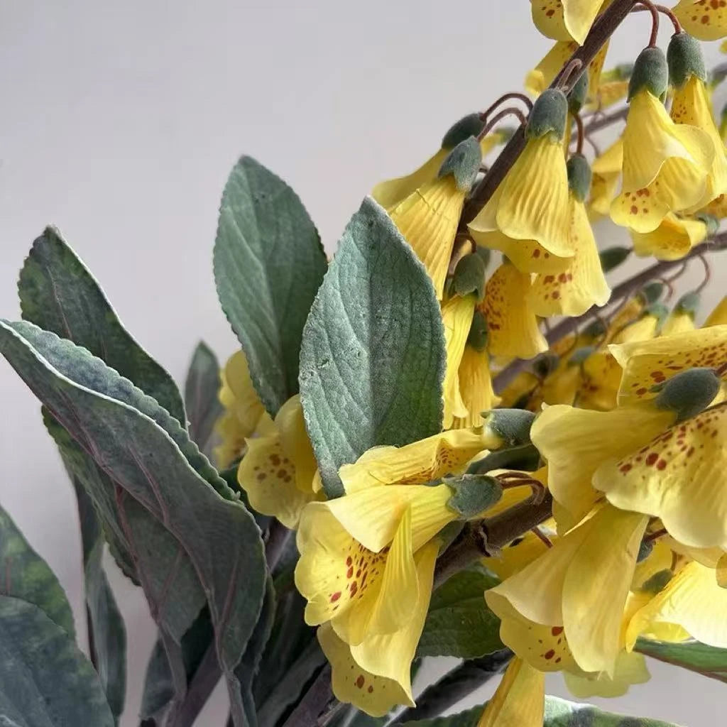 Faux Large Foxglove Flower Stem – 47"/120cm