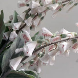 Faux Large Foxglove Flower Stem – 47"/120cm