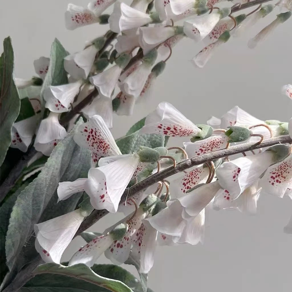 Faux Large Foxglove Flower Stem – 47"/120cm