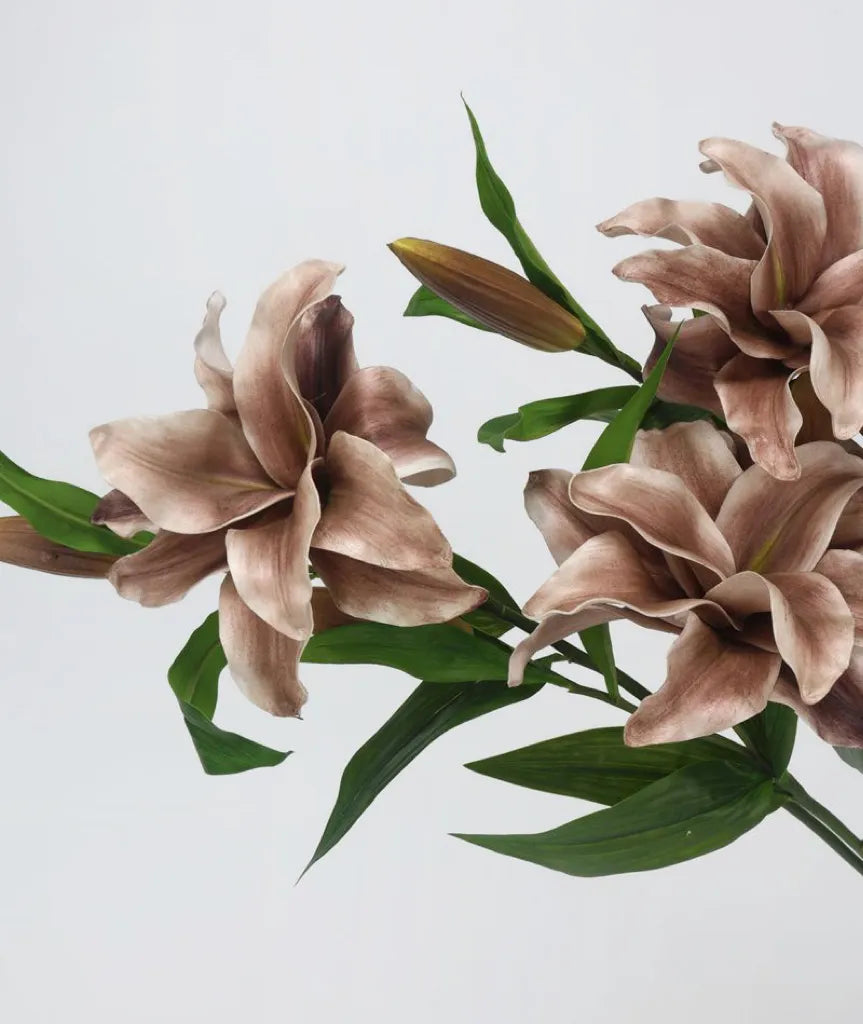 Faux Large Lily Flower Stem -23.6"