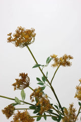 Faux Orange Lace Flower – 26.7"