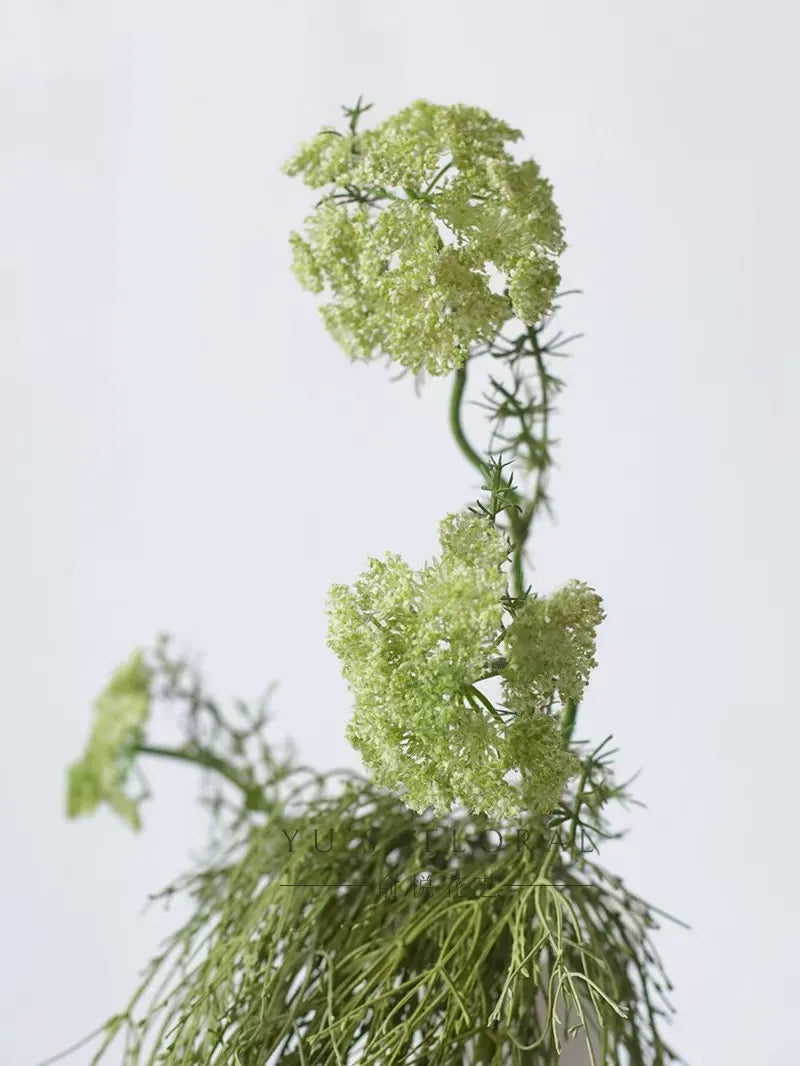 Faux Queen Anne’s Lace – 75 cm Lifelike Wildflower Stem