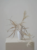 Kunstschilf – Rustikaler botanischer Stiel mit Farbverlauf, 119 cm