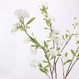 Faux Reeves Spiraea Spray Stem – 94 cm