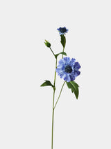Faux Scabiosa Pincushion Flower Stem – 22"/55cm