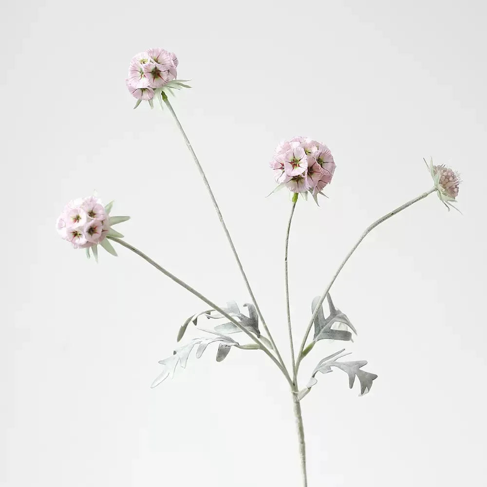 Faux Scabiosa Seed Pod Flower –23"