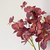 Künstlicher gesprenkelter Vanda-Orchideen-Stiel – 61 cm
