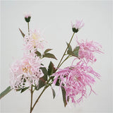 Faux Spider Chrysanthemum Stem -27"