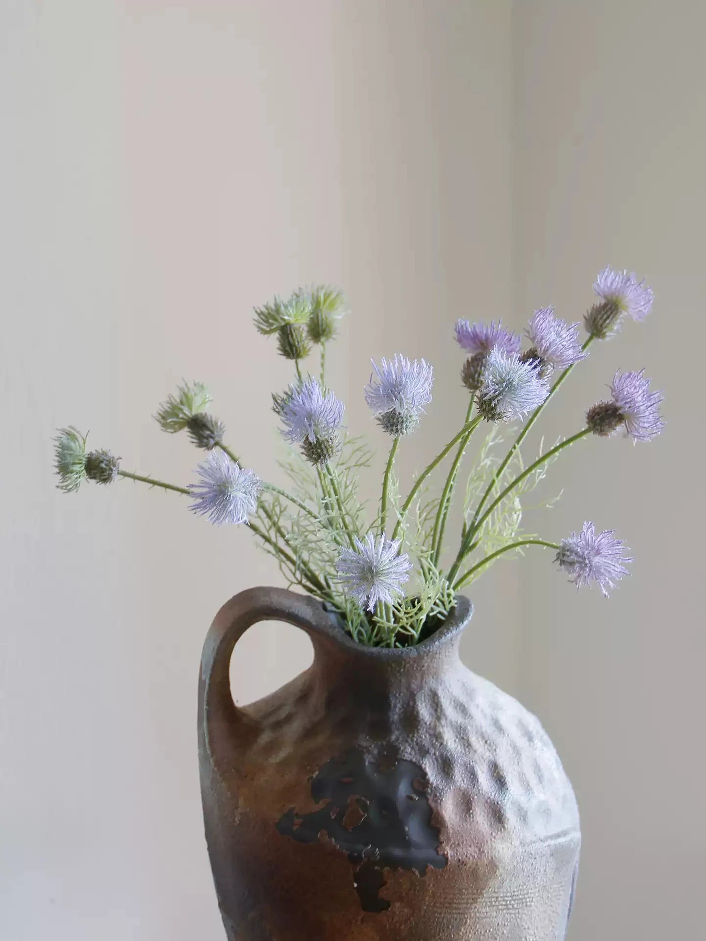 Faux Thistle Spray –22"