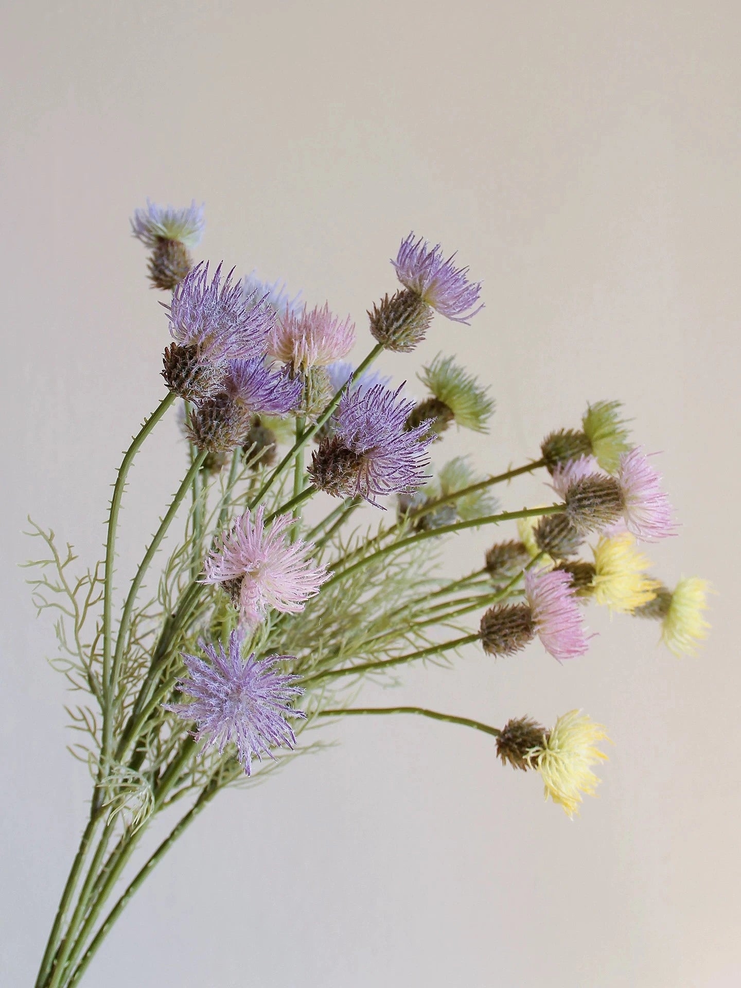 Faux Thistle Spray –22"