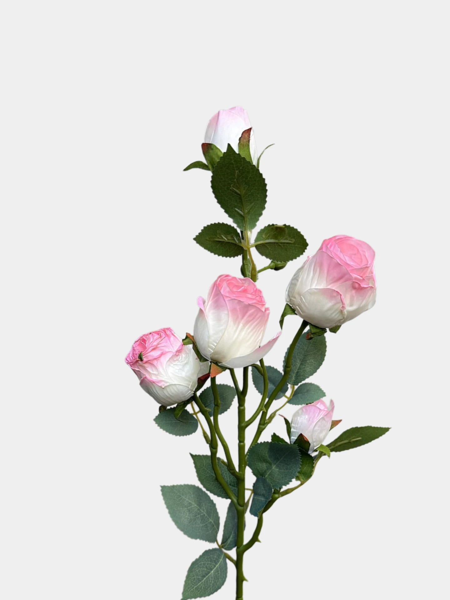 Faux Spray Rose in Blush Pink – 25"