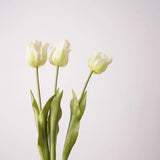 Künstliche Tulpen – Einzelstiel oder Bündel – Weiß