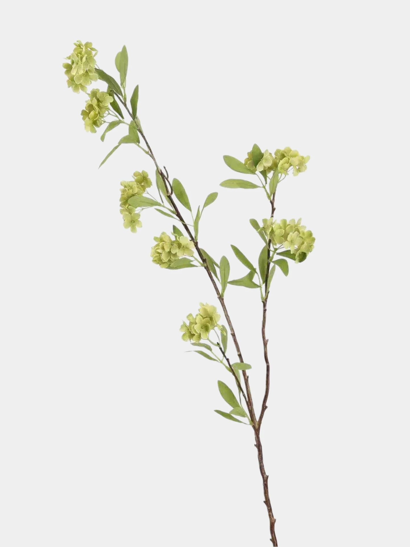 Faux Viburnum Snowball Flower Branch – 94 cm